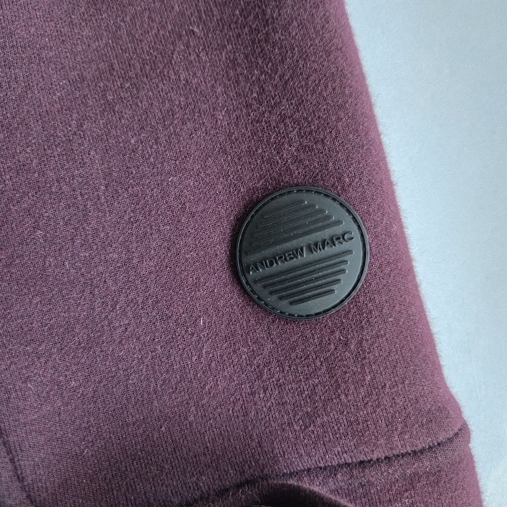 Andrew Marc Deep Burgundy Performance Soft Shell Jacket - Picture 6 of 8